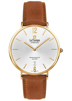 Швейцарские наручные  мужские часы Le Temps LT1018.81BL62. Коллекция Renaissance - фото 1
