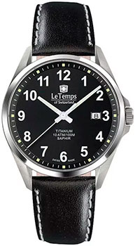 

Швейцарские наручные мужские часы Le Temps LT1025.07BL87. Коллекция Titanium Gent
