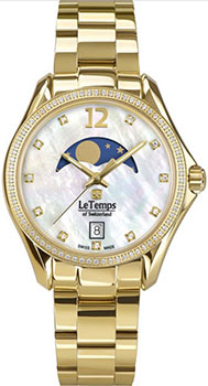 

Швейцарские наручные женские часы Le Temps LT1030.86BD01. Коллекция Sport Elegance Moon Phase