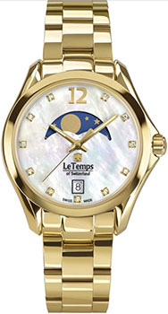 

Швейцарские наручные женские часы Le Temps LT1030.89BD01. Коллекция Sport Elegance Moon Phase