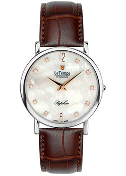 Швейцарские наручные  женские часы Le Temps LT1085.45BL02. Коллекция Zafira Slim - фото 1