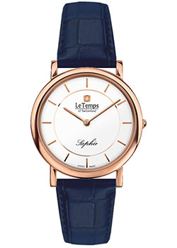 Швейцарские наручные  женские часы Le Temps LT1085.53BL53. Коллекция Zafira Slim - фото 1