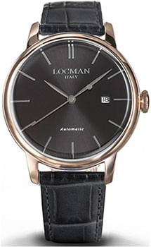 

fashion наручные мужские часы Locman 0255R01R-RRBKRGPK. Коллекция 1960 Automatic