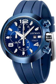 

fashion наручные мужские часы Locman 0420BLBLNNK0SIB-WS-B. Коллекция ONE
