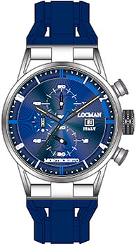 

fashion наручные мужские часы Locman 0510A02S-00BLSKSB. Коллекция Montecristo