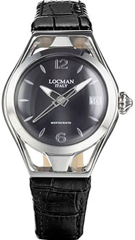 

fashion наручные женские часы Locman 0526A01A-00BKNKPK. Коллекция Montecristo
