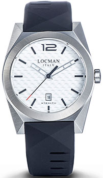 

fashion наручные мужские часы Locman 0810A08S-00WHBKSK. Коллекция Stealth