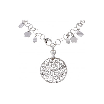

Серебряное колье 106718