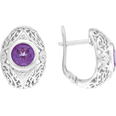 Серебряные серьги Ювелирное изделие 108397