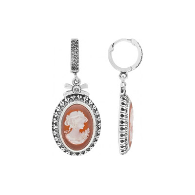 Серебряные серьги Ювелирное изделие 108426