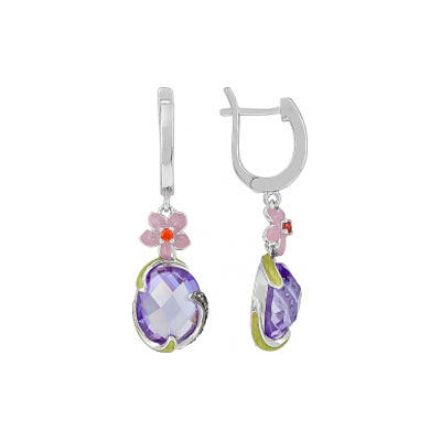 Серебряные серьги Ювелирное изделие 108548
