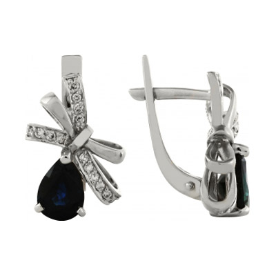 

Золотые серьги 114226