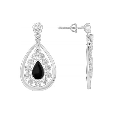 Серебряные серьги Ювелирное изделие 115224