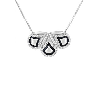 

Серебряное колье 115292