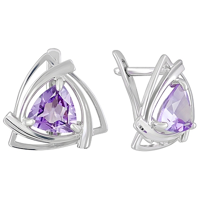

Серебряные серьги 123266