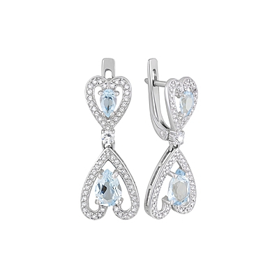 Серебряные серьги Ювелирное изделие 123279