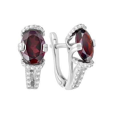Серебряные серьги Ювелирное изделие 123305
