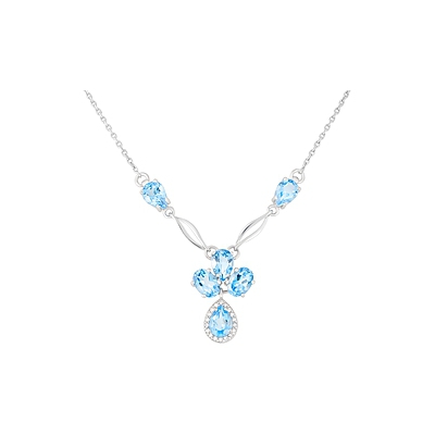 

Серебряное колье 123316