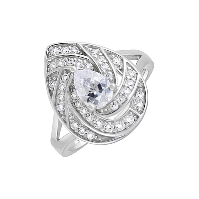 

Серебряное кольцо 127688