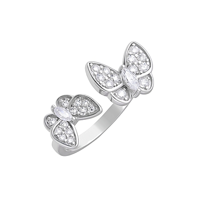 

Серебряное кольцо 127691