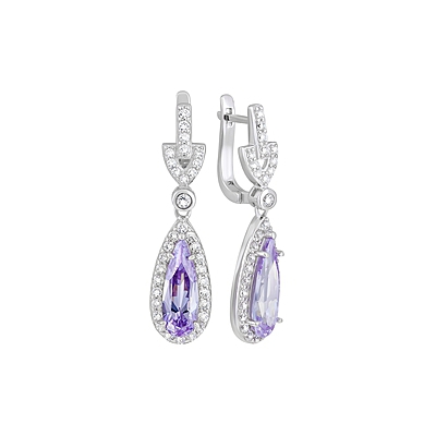 Серебряные серьги Ювелирное изделие 127762