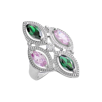 Серебряное кольцо Ювелирное изделие 127981