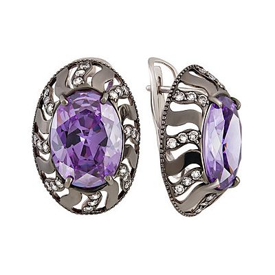 

Серебряные серьги 132724