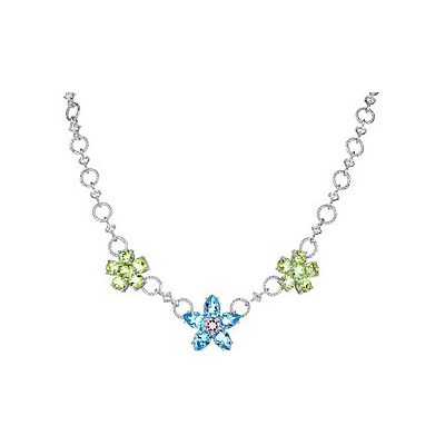 

Серебряное колье 133922
