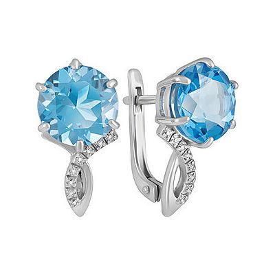 

Серебряные серьги 134256