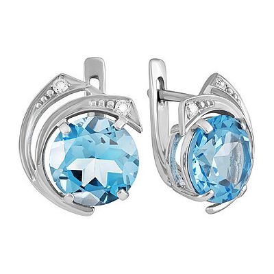 

Серебряные серьги 134258