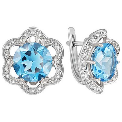 

Серебряные серьги 134259