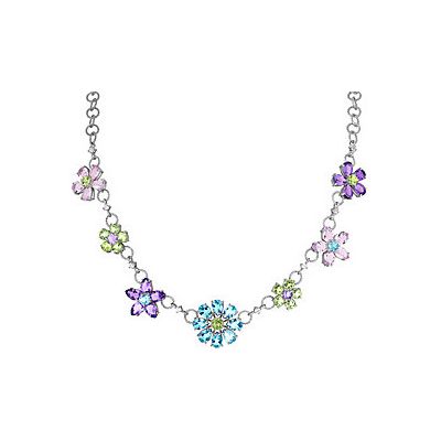 

Серебряное колье 137677