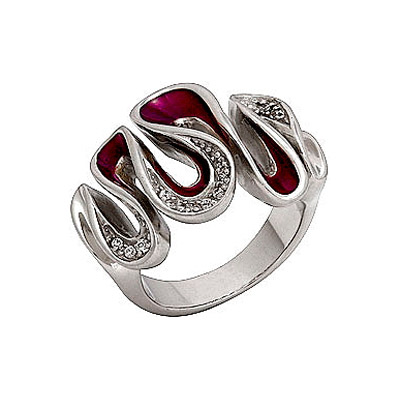 Серебряное кольцо Ювелирное изделие 62647