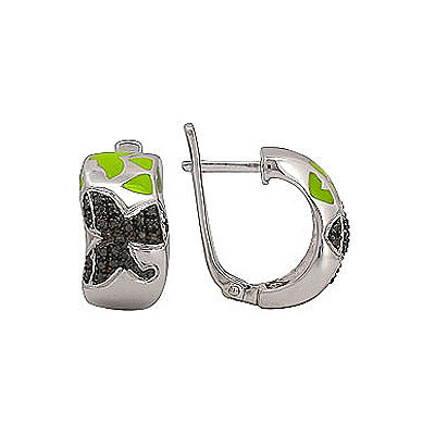 Серебряные серьги Ювелирное изделие 70908