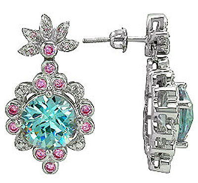 Серебряные серьги Ювелирное изделие 74957