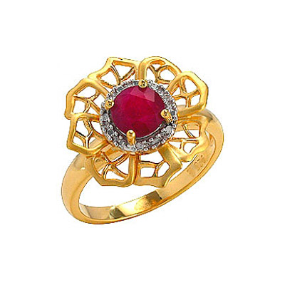 

Серебряное кольцо 75132