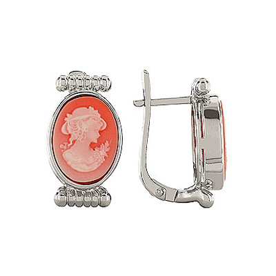 Серебряные серьги Ювелирное изделие 83435