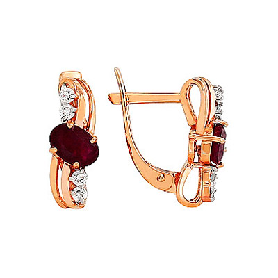 

Золотые серьги 84674