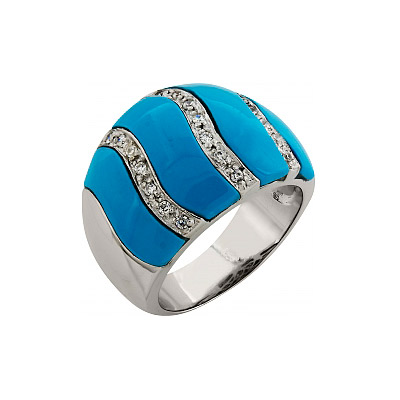 

Серебряное кольцо 99371