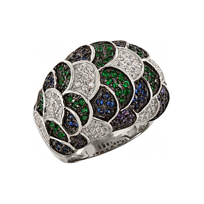 

Серебряное кольцо 99610