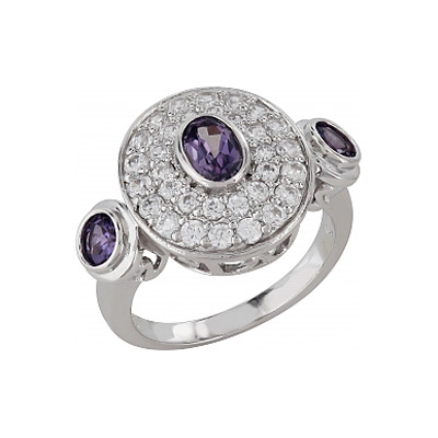 

Серебряное кольцо 99928
