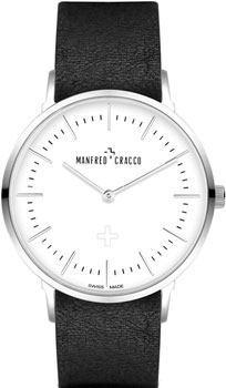 

Швейцарские наручные мужские часы Manfred Cracco 40001GL. Коллекция Maddis