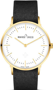 

Швейцарские наручные мужские часы Manfred Cracco 40003GL. Коллекция Maddis