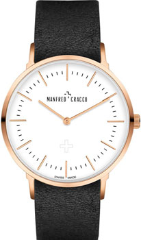 

Швейцарские наручные мужские часы Manfred Cracco 40004GL. Коллекция Maddis