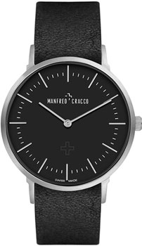 

Швейцарские наручные мужские часы Manfred Cracco 40008GL. Коллекция Morris