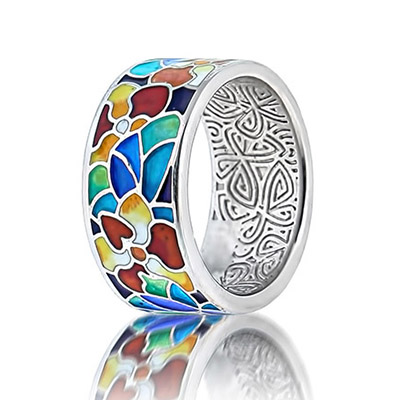 

Серебряное кольцо marmelad101r