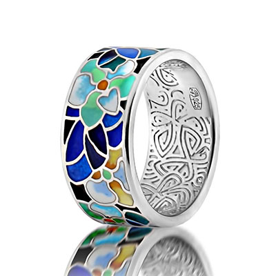 

Серебряное кольцо marmelad102r