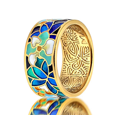 

Серебряное кольцо marmelad202r
