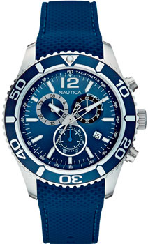 

Швейцарские наручные мужские часы Nautica A15103G. Коллекция Chrono
