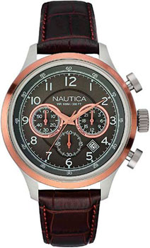 

Швейцарские наручные мужские часы Nautica A16686G. Коллекция Chrono